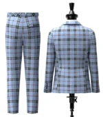 World Peace Tartan Suit Back