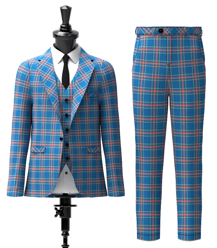 Wylie Tartan Suit Front Wylie Tartan Suit Front