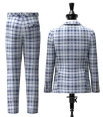 Yorkshire Tartan Suit Back