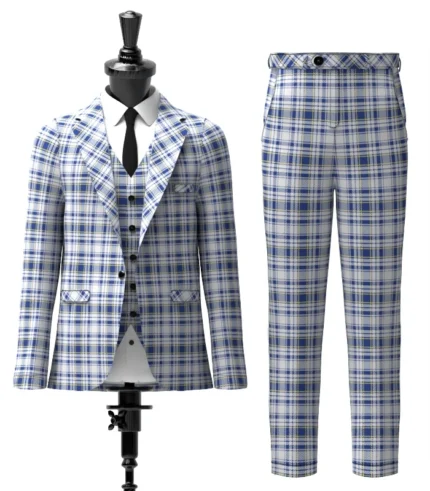 Yorkshire Tartan Suit Front