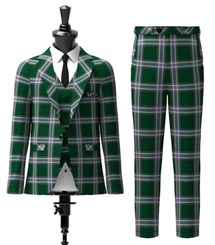 Yousaf, Humza Tartan Suit Front