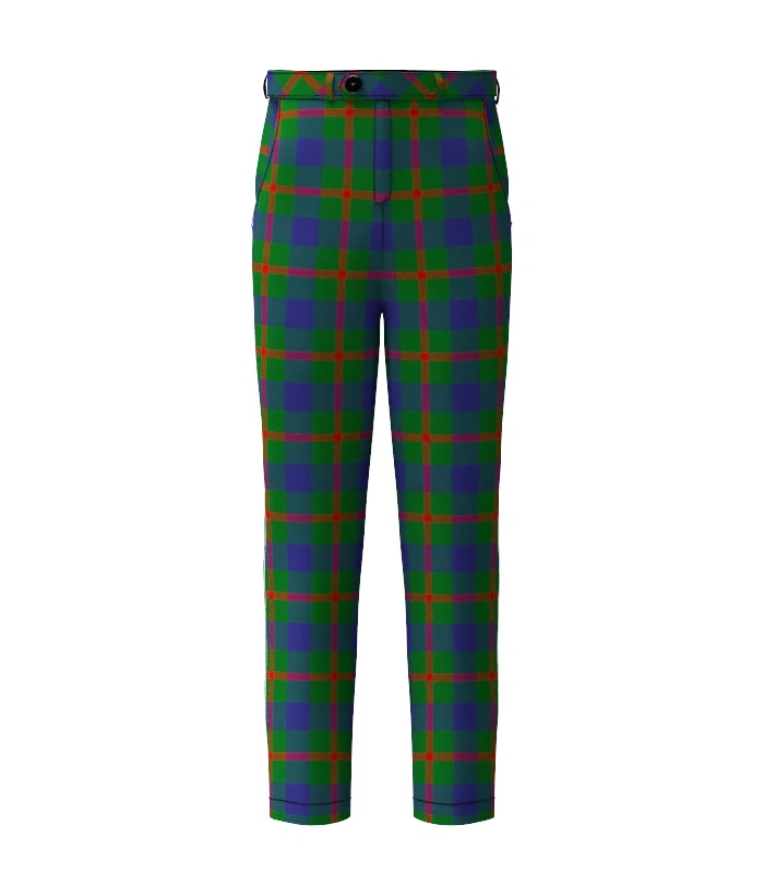 Handmade Agnew Tartan Trouser Front Handmade Agnew Tartan Trouser Front