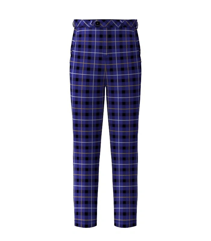 Handmade Bank of Scotland Tartan Trouser Front Handmade Bank of Scotland Tartan Trouser Front