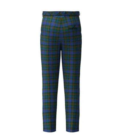 Handmade Nova Scotia Tartan Trouser Back