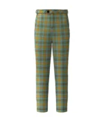 Handmade O_Brien Tartan Tartan Trouser Front