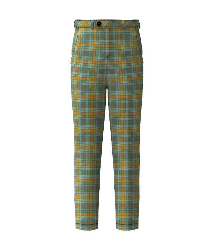 Handmade O_Brien Tartan Tartan Trouser Front Handmade O_Brien Tartan Tartan Trouser Front