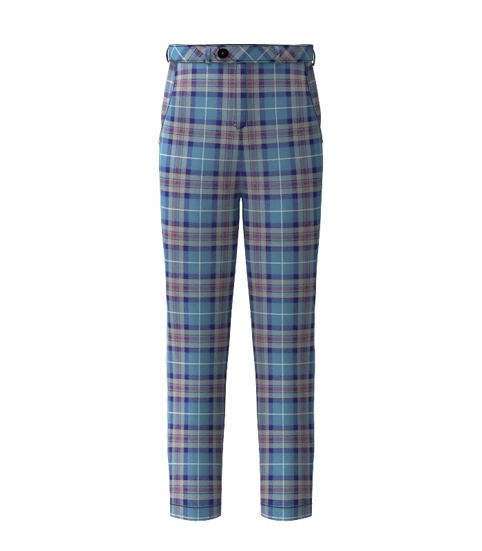 Handmade O_Reilly Tartan Trouser Front Handmade O_Reilly Tartan Trouser Front