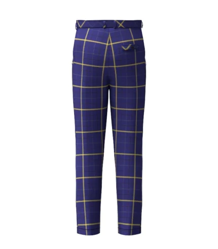 Handmade Pearson Tartan Trouser Back