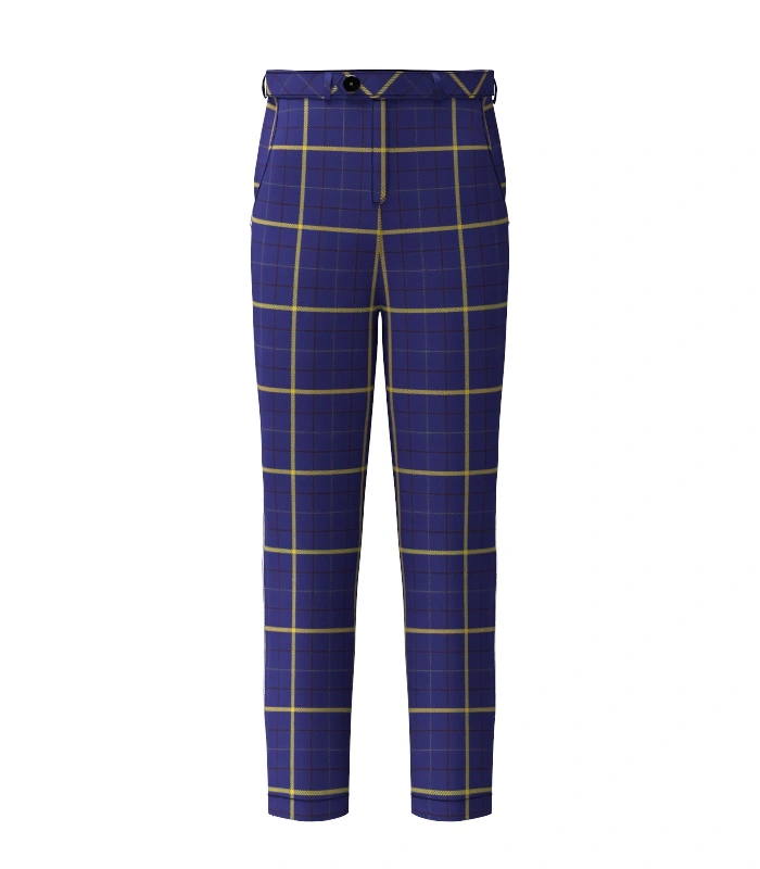 Handmade Pearson Tartan Trouser Front Handmade Pearson Tartan Trouser Front