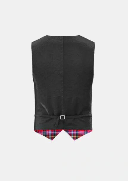 Aberdeen Tartan Waistcoat Back