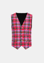 Aberdeen Tartan Waistcoat Front