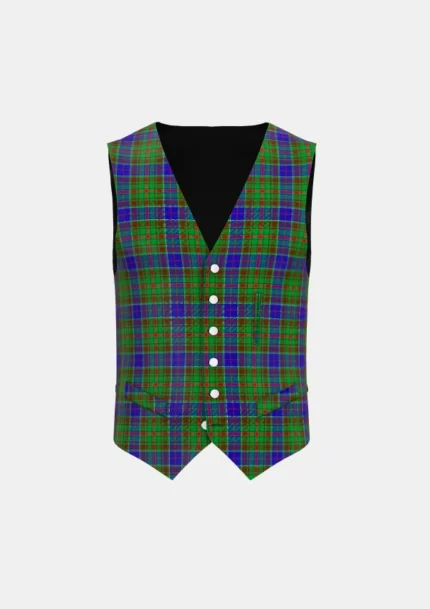 Adams tartan Waistcoat Front