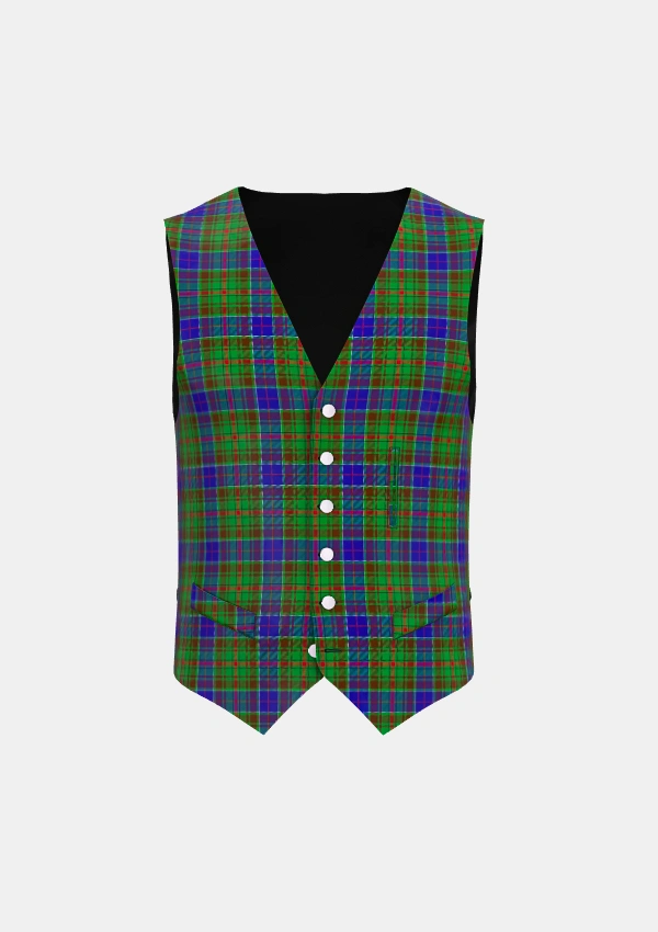 Adams tartan Waistcoat Front Adams tartan Waistcoat Front