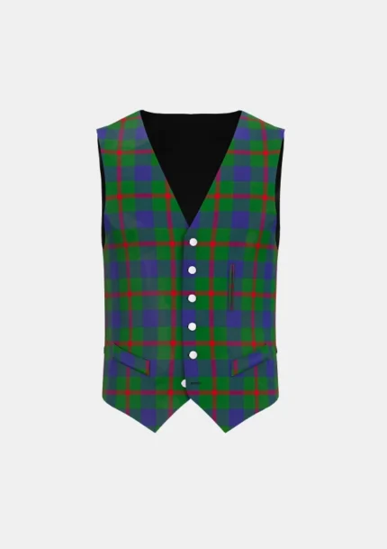 Agnew Tartan Waistcoat Front
