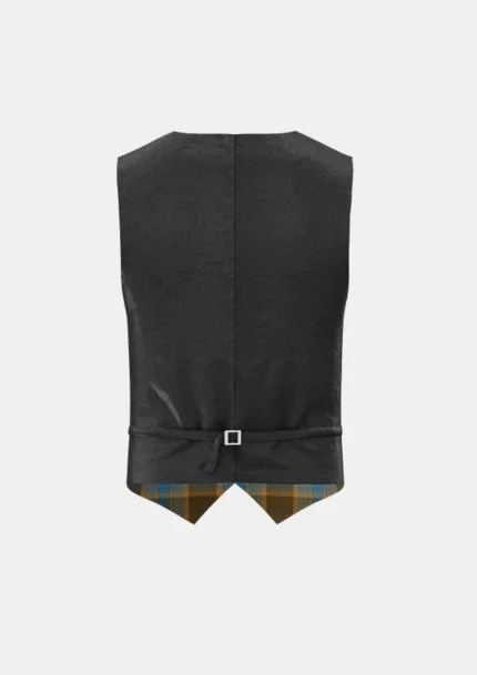 Allan Tartan Waistcoat Back