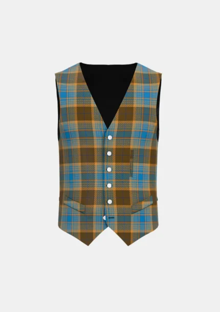 Allan Tartan Waistcoat Front