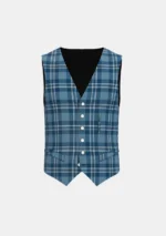 Andrews Tartan Waistcoat Front