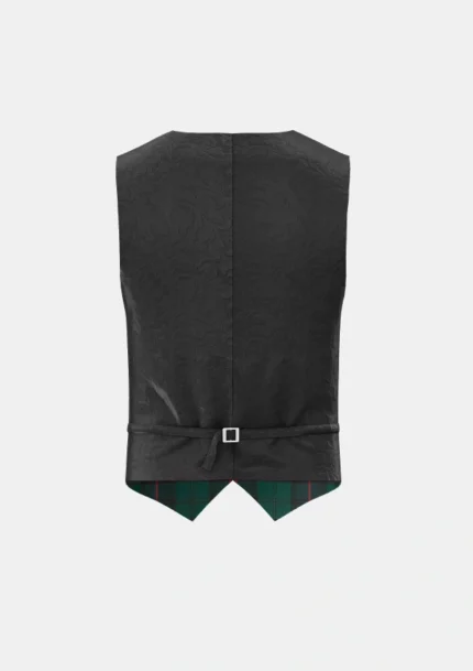 Armstrong Tartan Waistcoat Back