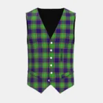 Ayrshire Tartan Waistcoat Front