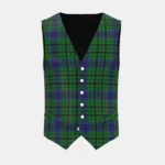 Bailey Tartan Waistcoat Front