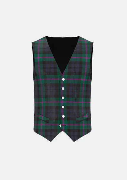 Baird Tartan Waistcoat Front