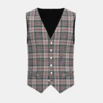 Balmoral Tartan waistcoat Front