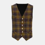 Barbour Tartan Waistcoat Front