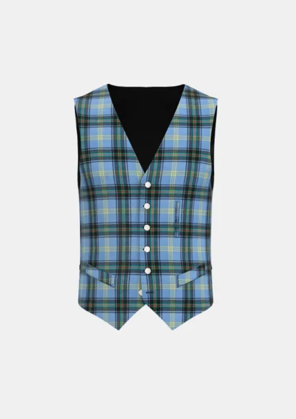 Bell Tartan Waistcoat Front