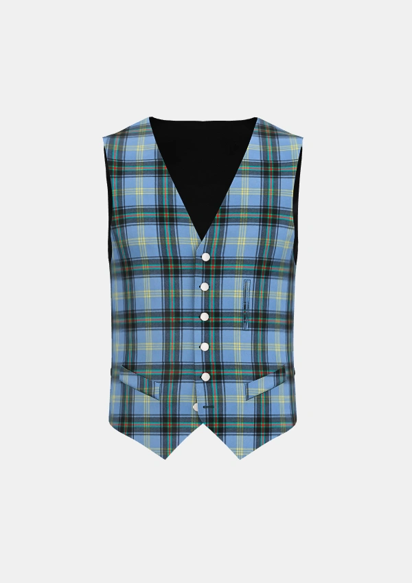 Bell Tartan Waistcoat Front Bell Tartan Waistcoat Front