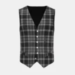 Black Isle Tartan Waistcoat Front
