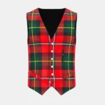 Boyd Tartan Waistcoat Front
