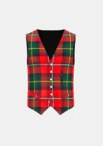 Boyd Tartan Waistcoat Front