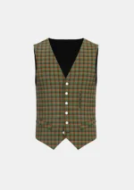 Braveheart Tartan Waistcoat Front