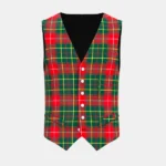 Burnett Tartan Waistcoat Front