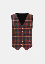 Cameron of Erracht Tartan Waistcoat Front