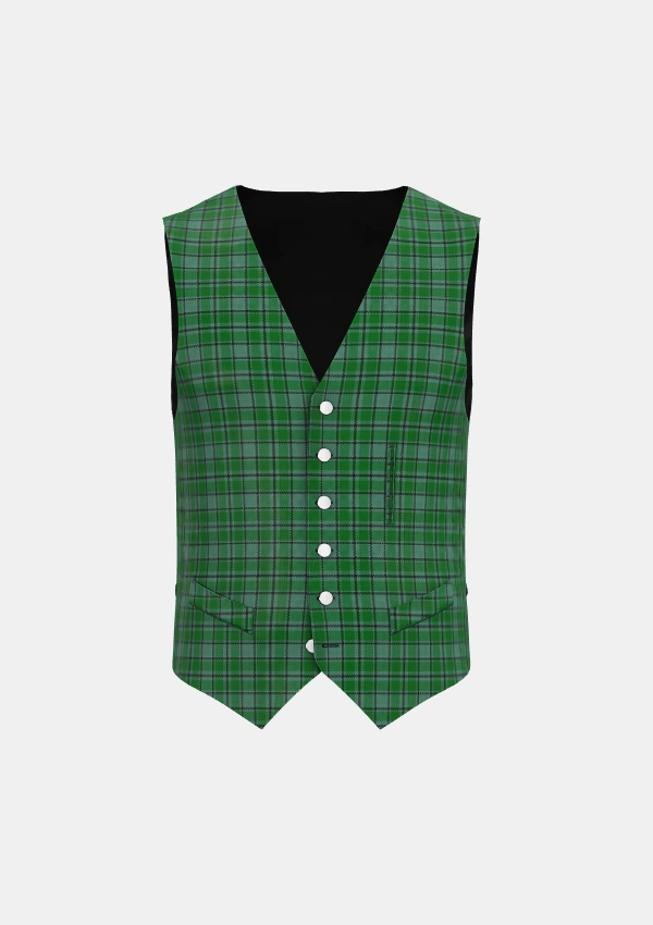 Campbell Simpson Tartan Waistcoat Front Campbell Simpson Tartan Waistcoat Front
