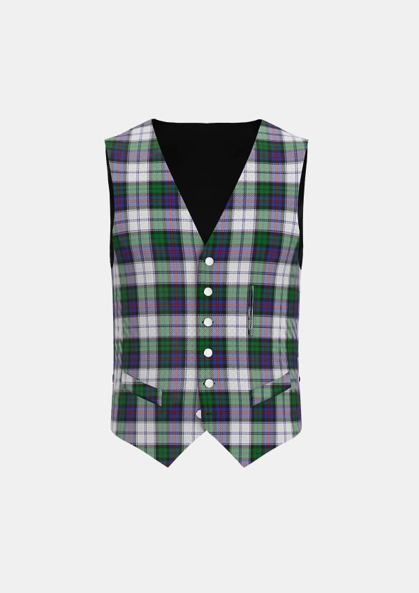 Campbell of Cawdor Dress Tartan Waistcoat Front Campbell of Cawdor Dress Tartan Waistcoat Front
