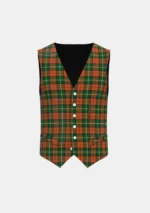 Celtic Combat Tartan Waistcoat Front