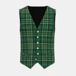 Celtic Tartan Waistcoat Front