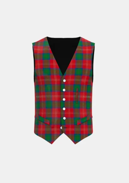 Chisholm Tartan Waistcoat Front