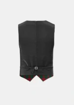 Christmas Tartan Waistcoat Back