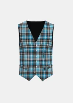 Clark Tartan Waistcoat Front