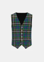 Cornish Hunting Tartan Waistcoat Front