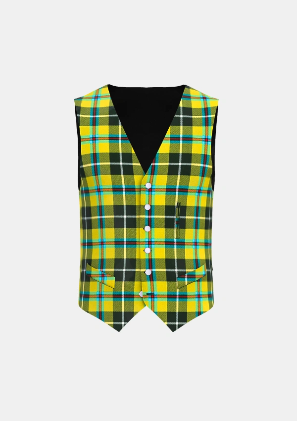 Cornish Tartan Waistcoat Front Cornish Tartan Waistcoat Front