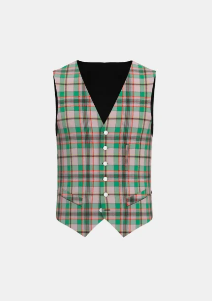 Craig Tartan Waistcoat Front