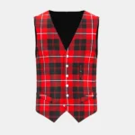 Cunningham Tartan Waistcoat Front