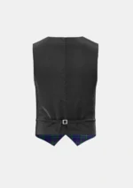 Davies Tartan Waistcoat Back