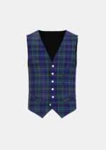 Davies Tartan Waistcoat Front