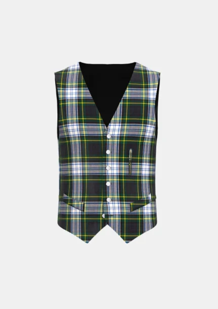 Dress Gordon Tartan Waistcoat Front