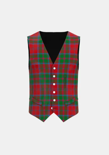 Drummond Tartan Waistcoat Front
